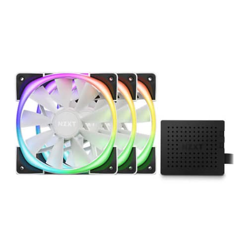 Nzxt Aer RGB 2 White 120mm Cabinet Fan Kit (Triple Pack)